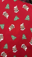 Vải Thô cotton Giáng Sinh, Noel - may đầm cho bé, decor, handmade (dài 1m, khổ 1m45, vải cắt liền)