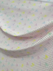 Vải Thô cotton in hoa, caro, sọc - may bộ, đầm, handmade, decor (dài 1m, khổ 1m45, vải cắt liền)