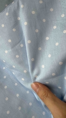 Vải Thô cotton- in hoa, chấm bi, caro, sọc- may đầm, bộ, handmade (dài 1m, khổ 1m45, vải cắt liền)