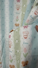 Vải Thô cotton hình động vật, búp bê - may quần áo bé gái, handmade, decor (dài 1m, khổ 1m45, vải cắt liền)