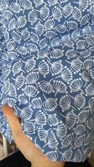 Vải Thô cotton- in hoa, chấm bi, caro, sọc- may đầm, bộ, handmade (dài 1m, khổ 1m45, vải cắt liền)