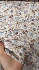 Vải Thô cotton- in hoa, chấm bi, caro, sọc- may đầm, bộ, handmade (dài 1m, khổ 1m45, vải cắt liền)