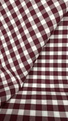 Vải Kate caro, Thô cotton caro - may áo sơ mi, bộ, đầm (dài 1m, khổ 1m45, vải cắt liền)