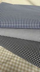 Vải Kate caro, Thô cotton caro - may áo sơ mi, bộ, đầm (dài 1m, khổ 1m45, vải cắt liền)
