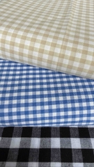 Vải Kate caro, Thô cotton caro - may áo sơ mi, bộ, đầm (dài 1m, khổ 1m45, vải cắt liền)