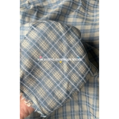 Vải thô (SLx0.5m khổ 1.5m) caro nhung