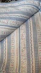 Vải thô cotton (SLx0.5m khổ 1.45m) kate lụa 3D họa tiết in hoa nhí phong phú, đa dạng, bắt mắt.