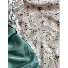 Vải Gấm In Bông Cao Cấp Cho Áo Dài, khổ 1.5m (Vải khúc đẵ cắt 2m)