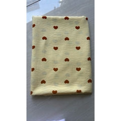 Vải cotton hàn (SLx0.5m khổ 1.6m) đũi lạnh mềm, mát, hút mồ hôi in hình dễ thương