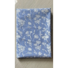 Vải cotton (SLx0.5m khổ 1.4m) kate caro, sắc nét màu đẹp, thấm hút tốt