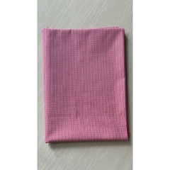Vải cotton (SLx0.5m khổ 1.4m) kate caro, sắc nét màu đẹp, thấm hút tốt