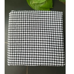 Vải xốp cotton (SLx0.5m khổ 1.5m) caro 8li, 4li nhiều màu, chất thô xốp cotton mát mẻ