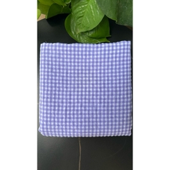 Vải xốp cotton (SLx0.5m khổ 1.5m) caro 8li, 4li nhiều màu, chất thô xốp cotton mát mẻ