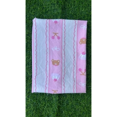 Vải xốp gạo (SLx0.5m khổ 1.5m) in hình dễ thương gấu, loopy, dâu, thỏ, nơ, kitty....