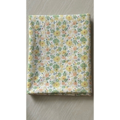 Vải thô cotton (SLx0.5m khổ 1.45m) kate lụa 3D in hoa