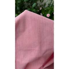 Vải kate (SLx0.5m khổ đa dạng) sọc có kim tuyến, co dãn nhẹ; phù hợp may áo, đầm, khăn trải bàn, picnic.