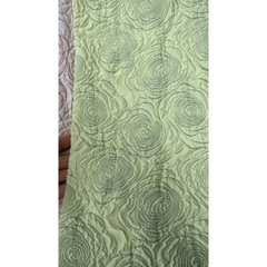 Vải Tafta (SLx0.5m khổ 1.4m) hoa hồng dập nổi