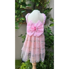 ( Thanh lý đồng giá nhiều mẫu 35k) Đầm cho thú cưng chó, mèo handmade ( tặng nơ kẹp tóc)
