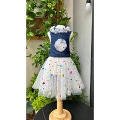 ( Thanh lý đồng giá nhiều mẫu 35k) Đầm cho thú cưng chó, mèo handmade ( tặng nơ kẹp tóc)
