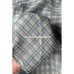 Vải thô (SLx0.5m khổ 1.5m) caro nhung