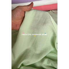Vải cotton hàn (SLx0.5m khổ 1.5m) đũi lạnh, màu trơn