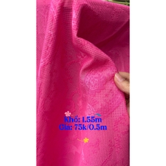 Vải lưới ép hoa (SLx0.5m, khổ đa dạng)– vải dày, dùng làm khăn trải bàn, rèm cửa, decor...
