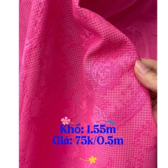 Vải lưới ép hoa (SLx0.5m, khổ đa dạng)– vải dày, dùng làm khăn trải bàn, rèm cửa, decor...