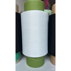 Cuộn chỉ tơ vắt sổ màu trắng, đen dùng cho máy may công nghiệp – Sợi 150