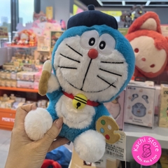 Búp bê Doraemon nhồi bông 22cm, Doremon làm hoạ sĩ