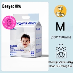 Deeyeo gói Bạc - Tấm lót tã chống thấm dùng 1 lần thay tã bỉm cho bé & mẹ sau sinh
