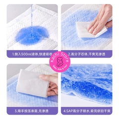 Deeyeo gói Bạc - Tấm lót tã chống thấm dùng 1 lần thay tã bỉm cho bé & mẹ sau sinh