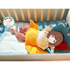 Tấm lót thay tã chống thấm cho bé sơ sinh Lindamami mỏng vừa dùng 1 lần