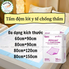 Tấm đệm lót thay tã cho người già size to miếng lót y tế thấm hút chống tràn dùng 1 lần