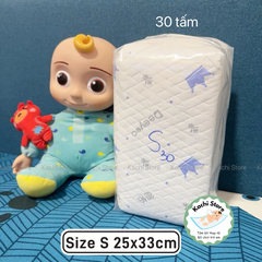 Deeyeo miếng lẻ - Tấm lót thay tã bỉm cho em bé dùng 1 lần chống thấm chống tràn