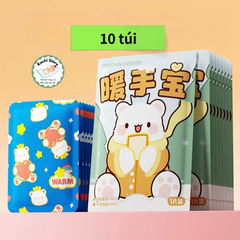 WECAN Túi sưởi ấm giữ nhiệt tinh chất thảo dược, túi sưởi cầm tay dùng 1 lần