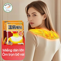 Miếng dán siêu lớn làm ấm giảm đau VAI Tinh Dầu Ngải Cứu WECAN