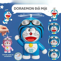 Đồ chơi móc khoá DORAEMON đổi mặt 3 biểu cảm dễ thương