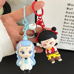 Móc Khóa 3D NATRA NGAO BÍNH siêu dễ thương, móc khoá silicon 3D phụ kiện treo balo, túi xách, điện thoại