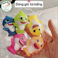 Bộ 5 con rối ngón tay BABY SHARK Đồ chơi gia đình tương tác giáo dục sớm