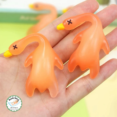 Móc Khoá Vịt Quay Đổi Màu Vui Nhộn, Móc Khóa Sáng Tạo Đồ Chơi Vô Tri