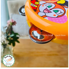 Đồ chơi trống lục lạc cầm tay Anpanman cho bé nhạc cụ mầm non