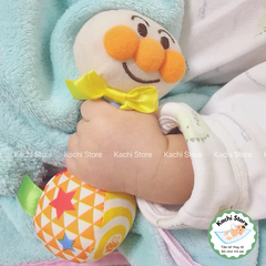 Đồ chơi lục lạc cầm tay Anpanman bằng vải bông cho bé, đồ chơi giáo dục