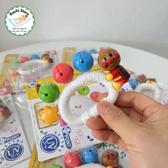 Đồ chơi lục lạc cầm tay Anpanman ngôi sao cho bé sơ sinh, trẻ em, đồ chơi nhạc cụ cầm tay