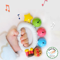 Đồ chơi lục lạc cầm tay Anpanman ngôi sao cho bé sơ sinh, trẻ em, đồ chơi nhạc cụ cầm tay