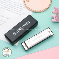 Kèn Harmonica 10 lỗ cho trẻ em, kèn tập thổi cho bé, khẩu cầm cho người mới học