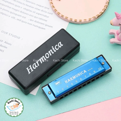 Kèn Harmonica 10 lỗ cho trẻ em, kèn tập thổi cho bé, khẩu cầm cho người mới học