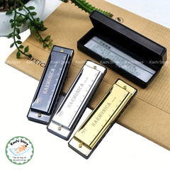 Kèn Harmonica 10 lỗ cho trẻ em, kèn tập thổi cho bé, khẩu cầm cho người mới học