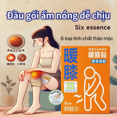 6 miếng dán Đầu Gối WECAN giảm đau khớp gối, nén nóng thảo dược