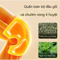 6 miếng dán Đầu Gối WECAN giảm đau khớp gối, nén nóng thảo dược