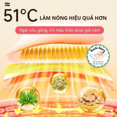 miếng dán GIẢM ĐAU BỤNG KINH chườm nóng thảo dược WECAN giảm đau nhức, giữ nhiệt